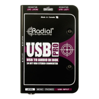 RADIAL USB Pro Di-box stereo z wyjściem USB Laptop