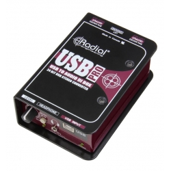 RADIAL USB Pro Di-box stereo z wyjściem USB Laptop