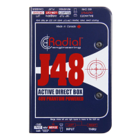 RADIAL J48 Di-box aktywny z zasialniem phantom