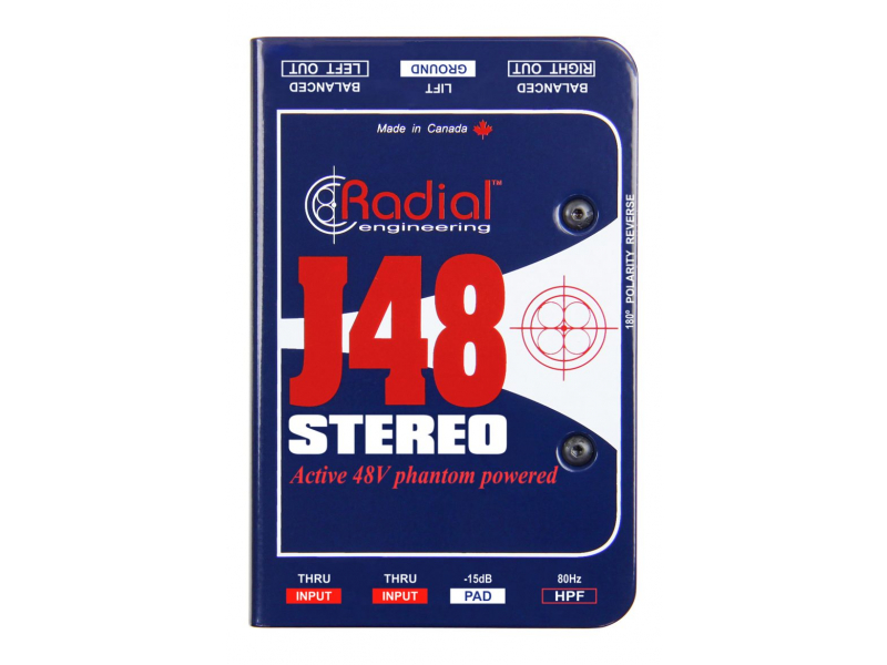 RADIAL J48 Stereo Di-box aktywny