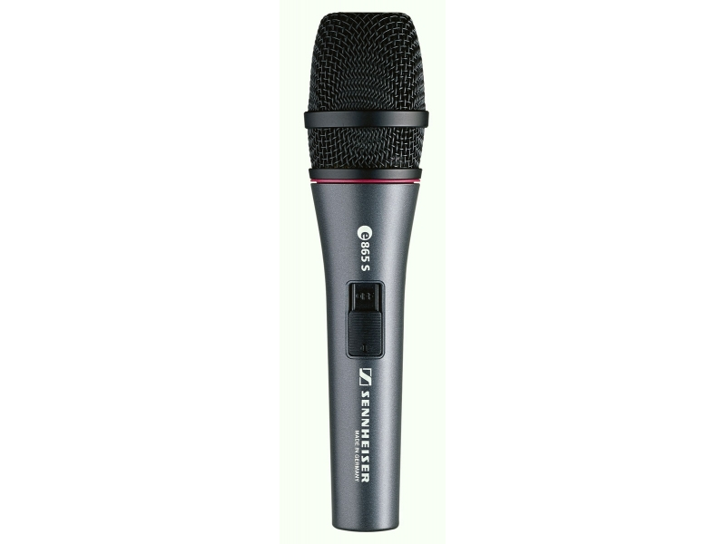 SENNHEISER E865-S mikrofon pojemnościowy z beztrzaskowym wyłącznikiem