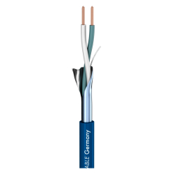 SOMMER CABLE Isopod SO-F22; 2 x 0,22 mm2; PVC O 3,30 mm; niebieski