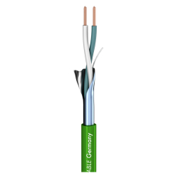SOMMER CABLE Isopod SO-F22; 2 x 0,22 mm2; PVC O 3,30 mm; zielony