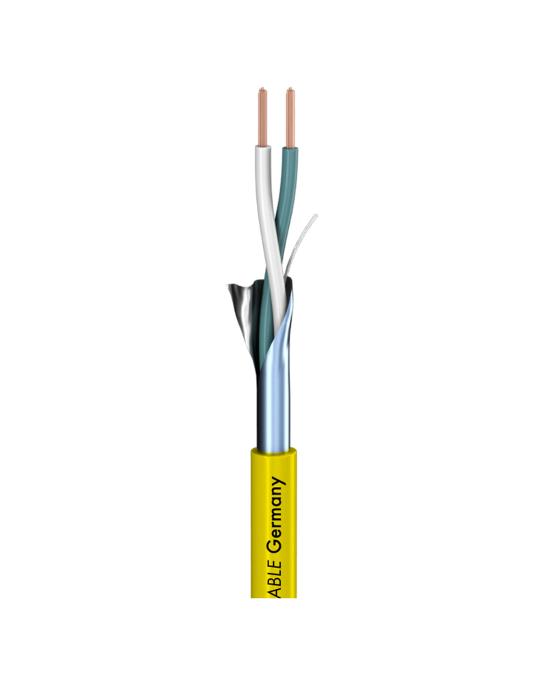 SOMMER CABLE Isopod SO-F22; 2 x 0,22 mm2; PVC O 3,30 mm; żółty