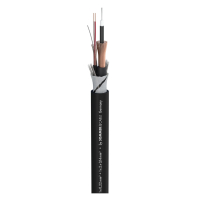 SOMMER CABLE TRICONE SYMASYM; 1 x 2 x 0,14 mm2; PVC; 11,3 x 11,3 mm; Czarny