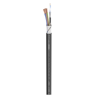 SOMMER CABLE MONOLITH 1 compact Zasilanie 3x1,50 mm2 + DMX 1 x 2 x 0,14 mm2; PVC O 9,50 mm; czarny