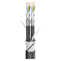 SOMMER CABLE MERCATOR 2 x CAT.7; PVC O 17,40 mm; czarny