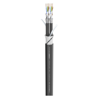 SOMMER CABLE MERCATOR 2 x CAT.7; PVC O 17,40 mm; czarny