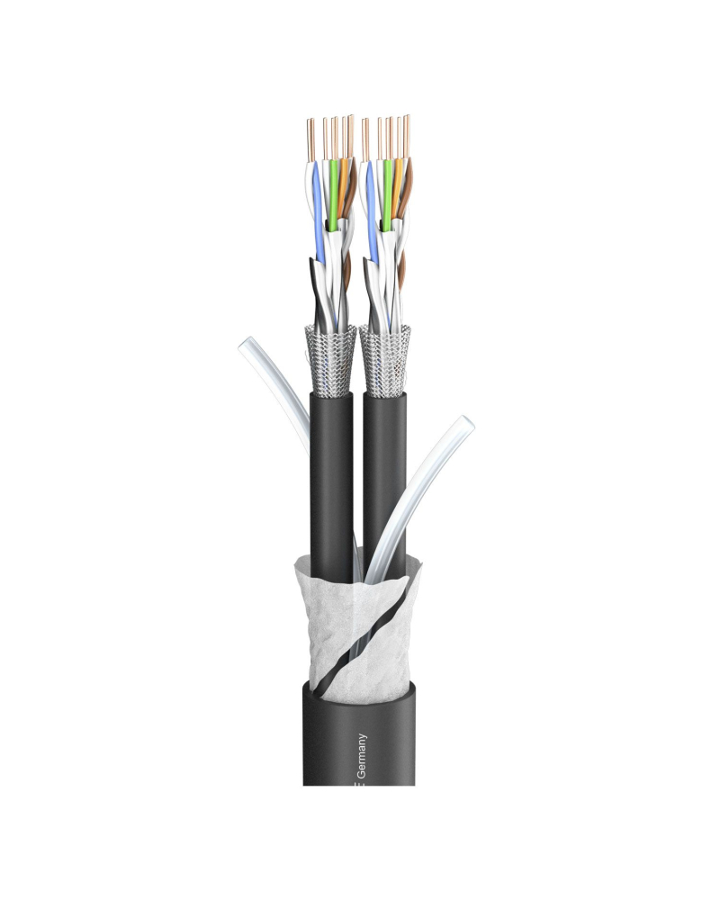 SOMMER CABLE MERCATOR 2 x CAT.7; PVC O 17,40 mm; czarny