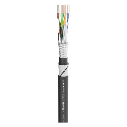 SOMMER CABLE Mercator Cat.6a  PCV; czarny 8,70 mm kabel skrętka ethernet podwójna izolacja