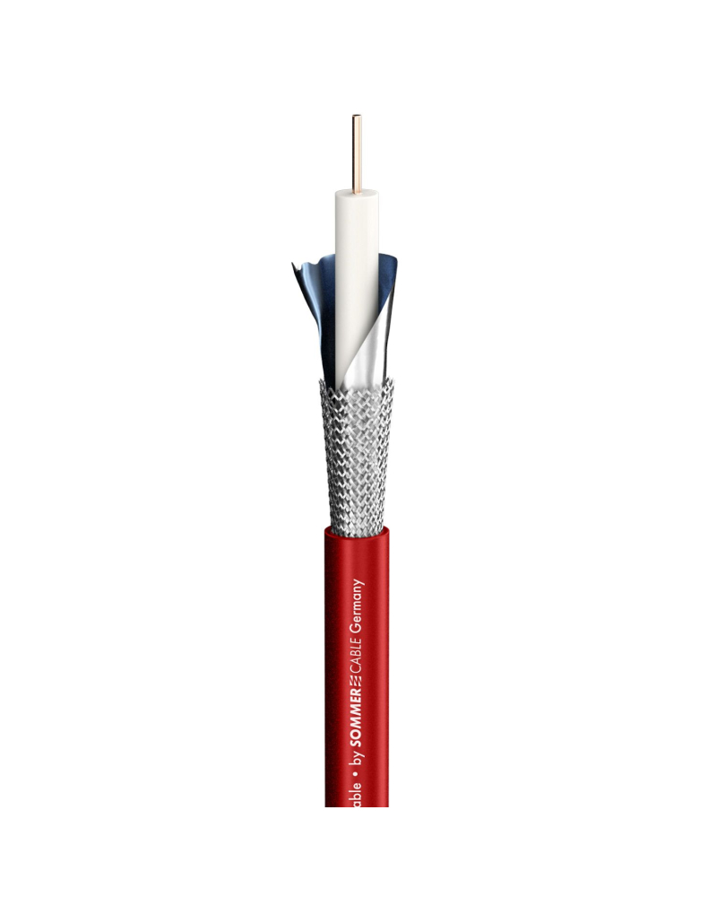 SOMMER CABLE VECTOR 600-0163  KABEL VIDEO 75 Ohm HD-SDI czerwony