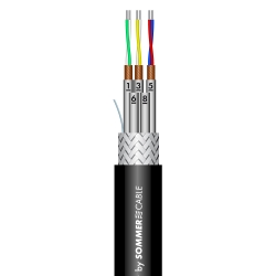 SOMMER CABLE SC-Aura DMCK10; 10 x 2 x 0,15 mm2; Soft-PUR-FRNC O 12,00 mm; czarny