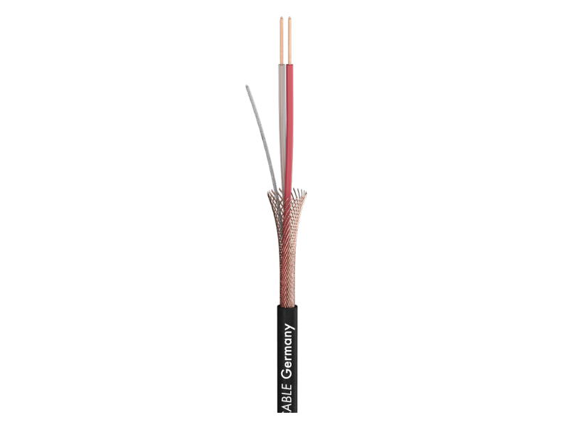 SOMMER CABLE Cicada SO-D14; 2 x 0,14 mm2; PUR Master-Blend O 2,60 mm; czarny