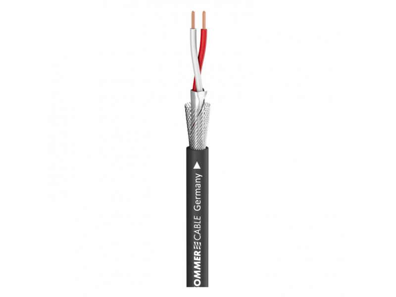 SOMMER CABLE GOBLIN 200-0351 przewód mikrofonowy 2 x 0,14 mm2; PVC O 4,60 mm czarny