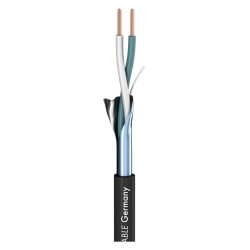 SOMMER CABLE Isopod SO-F22; 2 x 0,22 mm2; PVC O 3,30 mm; czarny