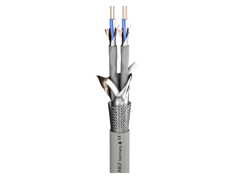 Kabel do mikrofonu i modulacji Logicable MP; FRNC; szary | multipar