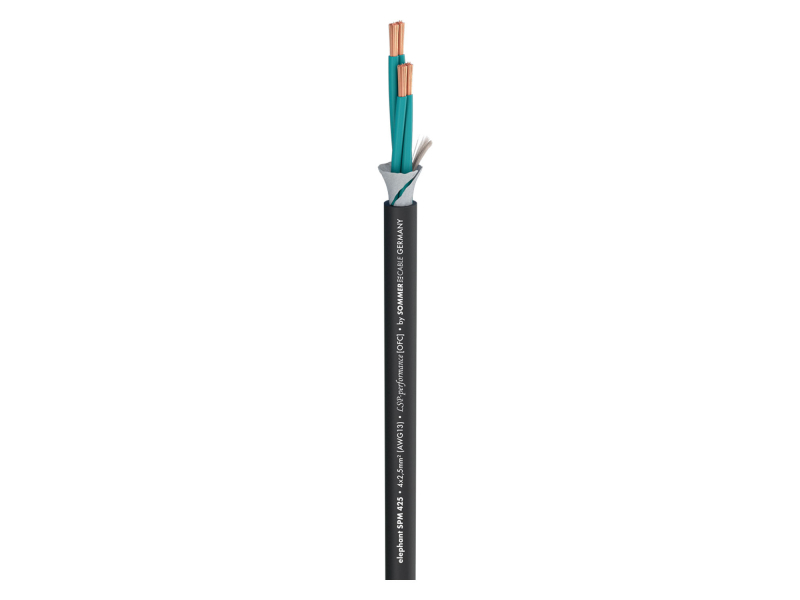 SOMMER CABLE ELEPHANT SPM425 Przewód 4 x 2,50 mm2; PVC 10,20 mm czarny