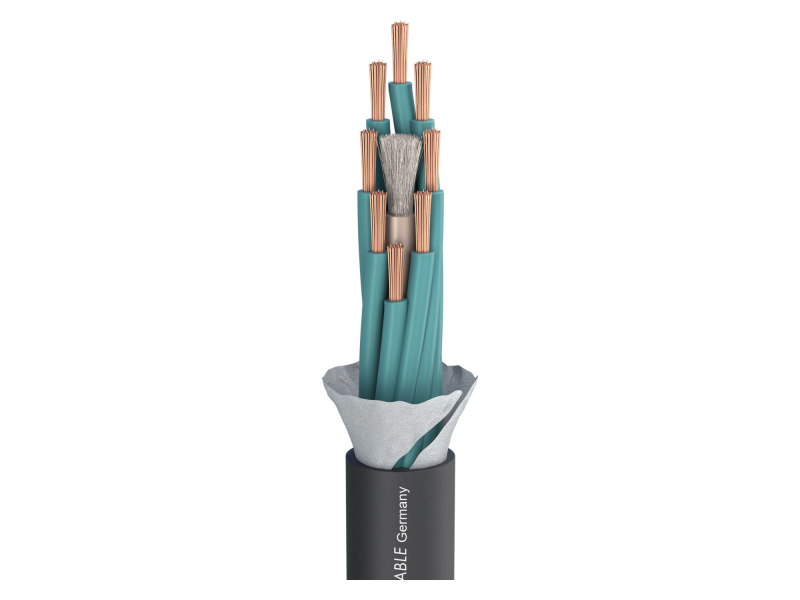 SOMMER CABLE ELEPHANT SPM840 Przewód głosnikowy 8 x 4 mm2  PVC 18,50 mm czarny