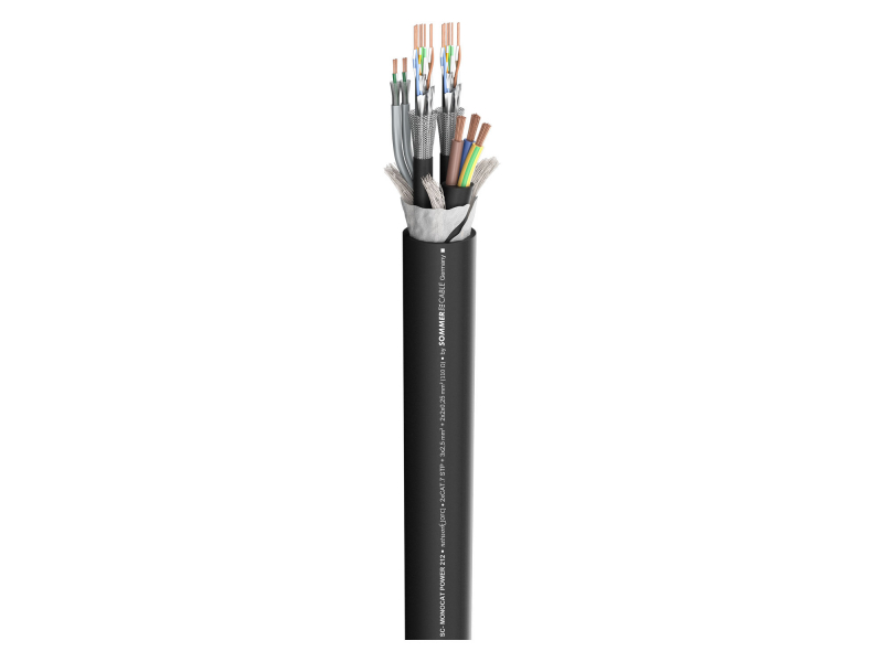 SOMMER CABLE MONOCAT POWER 212 3x2,5 2xFTP, 2xDMX przewód hybrydowy