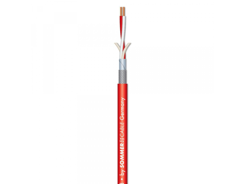 SOMMER CABLE GOBLIN 200-0353 RED przewód mikrofonowy 2 x 0,14 mm2; PVC O 4,60 czerwony