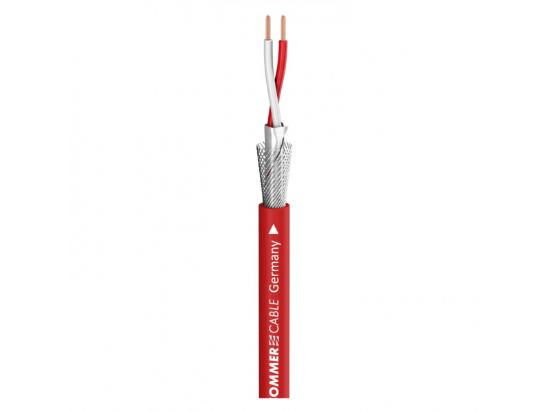 SOMMER CABLE GOBLIN 200-0353 RED przewód mikrofonowy 2 x 0,14 mm2; PVC O 4,60 czerwony
