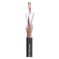 SOMMER CABLE Symbiotic; kabel mikrofonowy 2 x 0,20 mm2; PVC O 5,20 mm; czarny