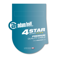 ADAM HALL 4 Star K4TPP Kabel 2x Jack 6,3mm - 2x Jack 6,3mm