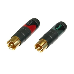 NEUTRIK N-NF2C-B/2 - wtyk RCA / CINCH Komplet 2 szt.-242