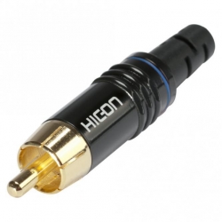 HICON HI-CM06-BLU wtyk kablowy RCA-245