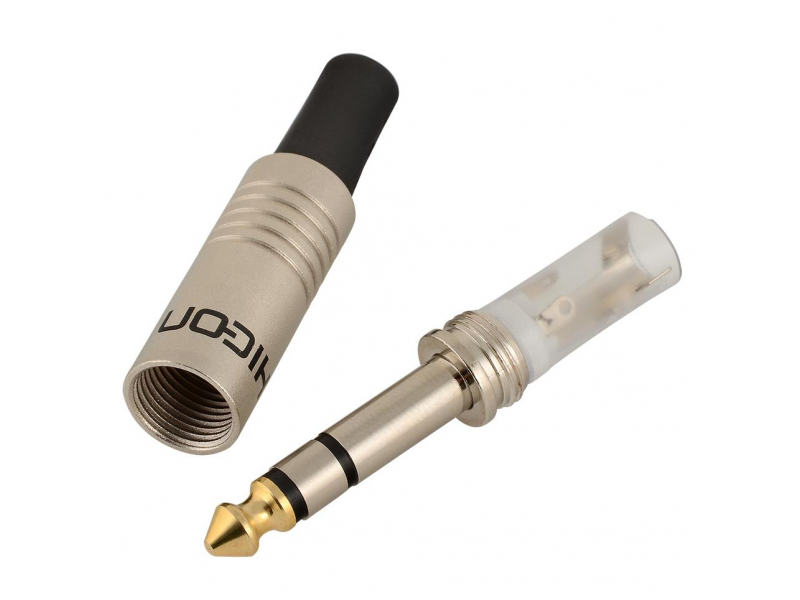 HICON HI-J63S01 wtyk kablowy duży jack / TRS 6,3 mm stereo-189