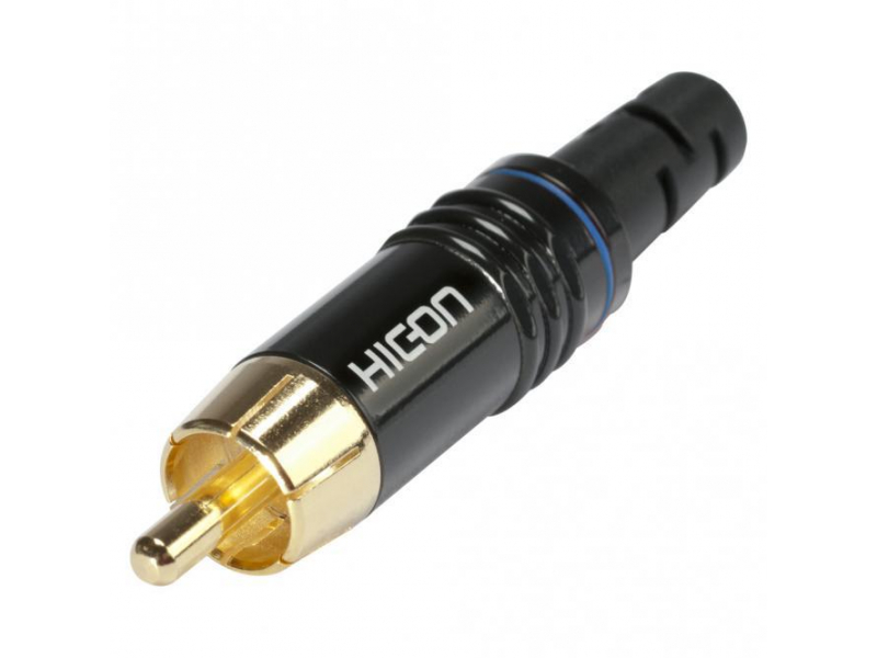 HICON HI-CM06-BLU wtyk kablowy RCA-245