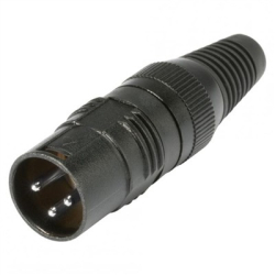 HICON HI-X3CM-M złącze / wtyk kablowy XLR metalowy męski-117