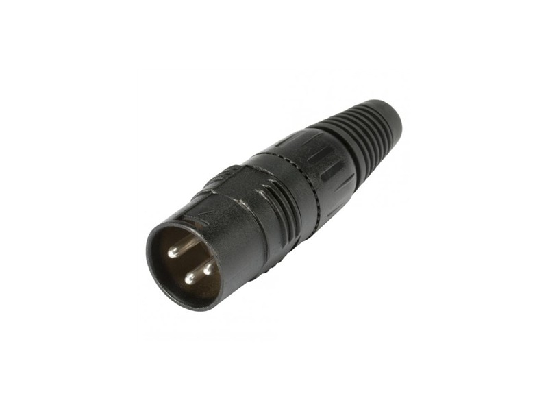 HICON HI-X3CM-B wtyk kablowy XLR metalowy męski