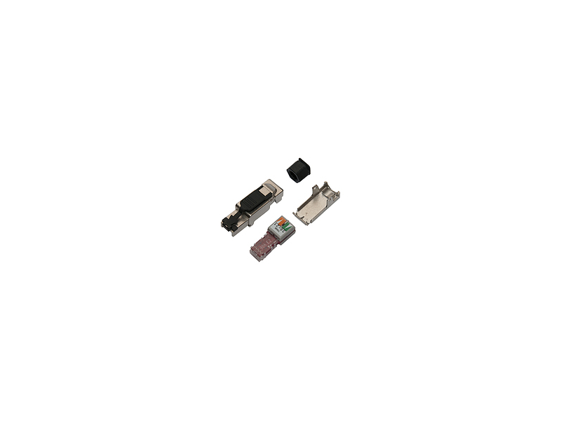 SOLARIX SXRJ45-6A-STP-BK-SA  wtyk / złącze kablowe RJ45 cat.6a